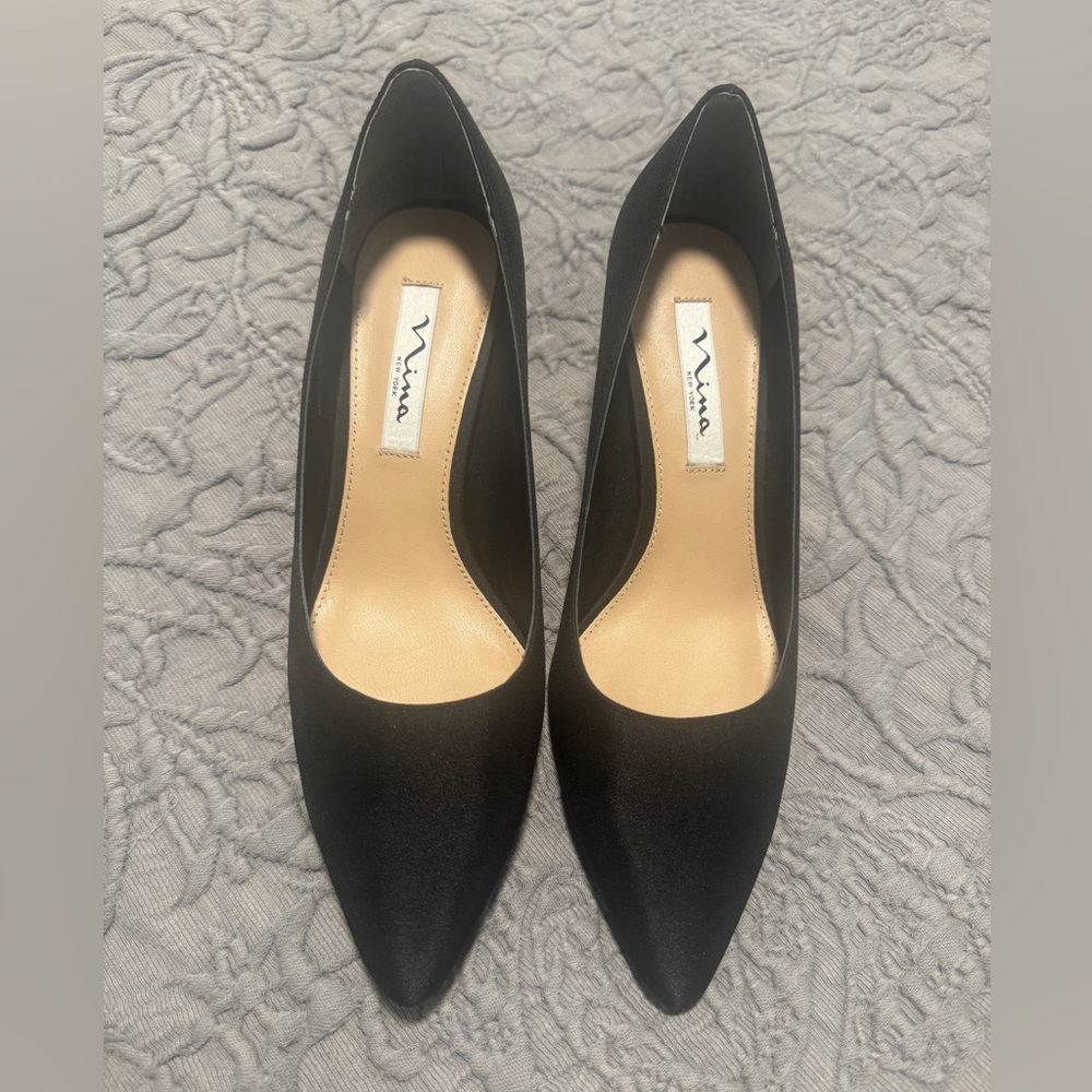 Classic black slip on shoes